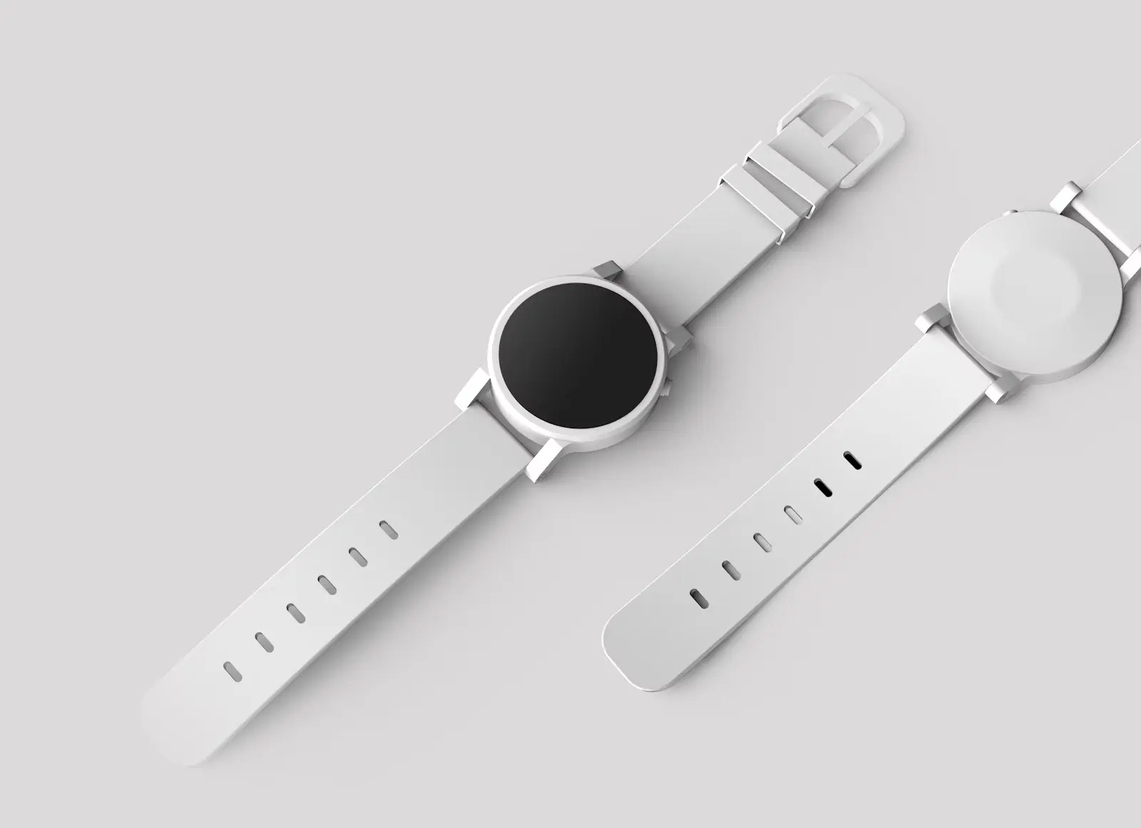 Minimal wearable product on neutral background